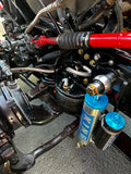 Heavy duty truck suspension and steering components with King Off-Road shock reservoir