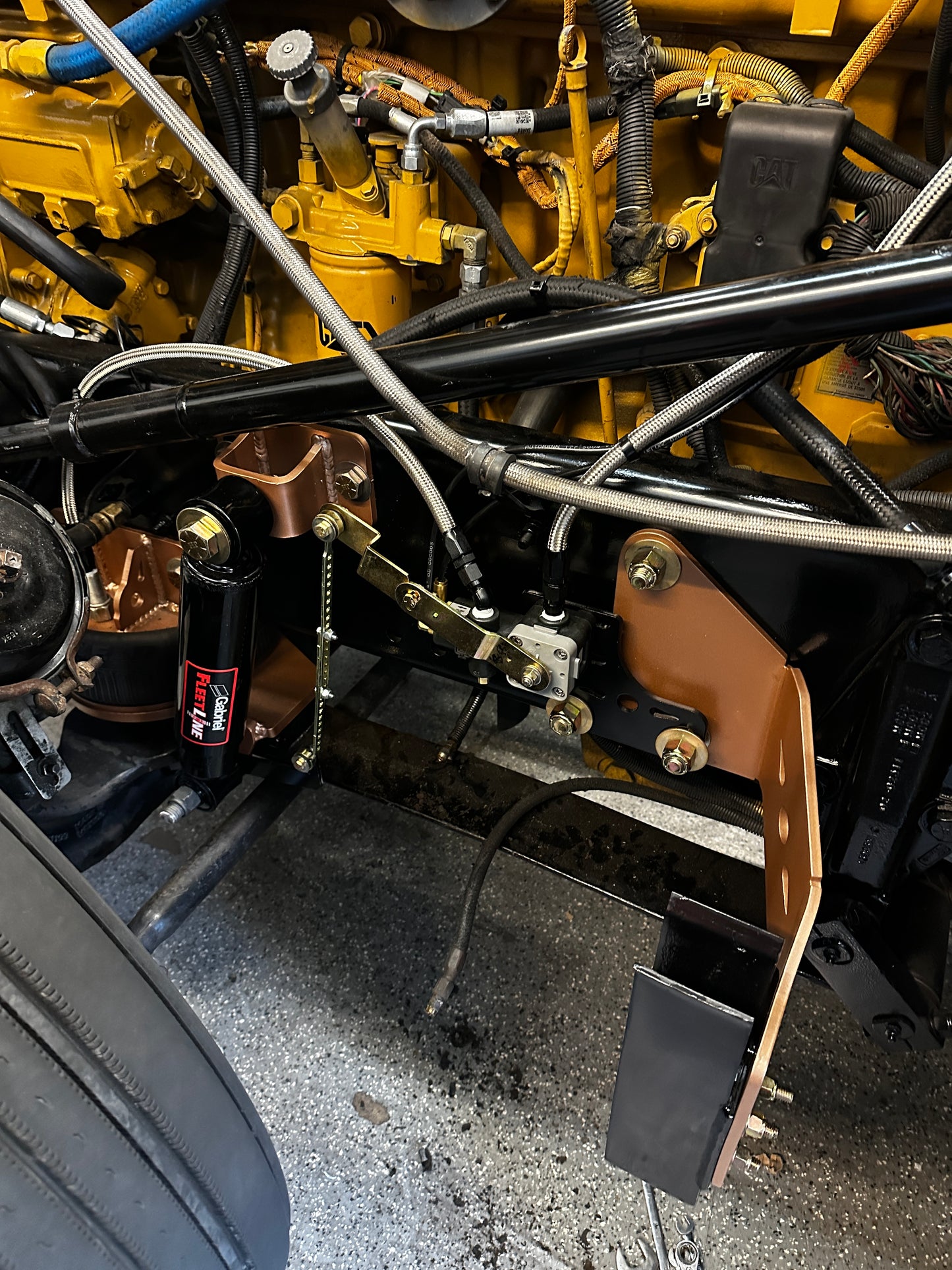 Peterbilt 379 Single air bag kit COMPLETE KIT