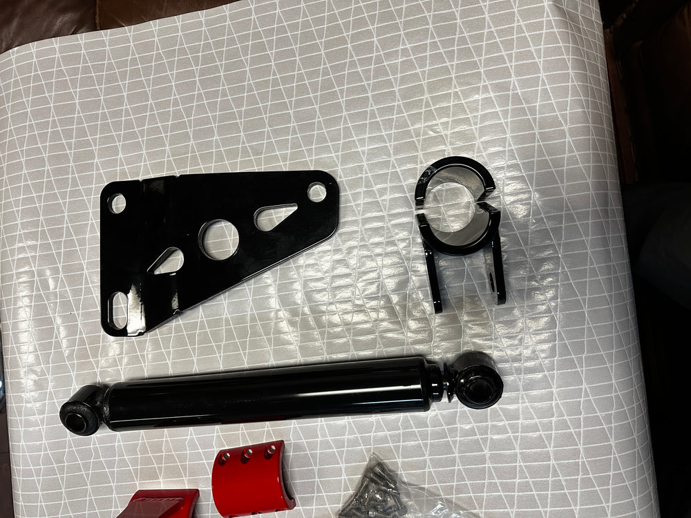 Steer axle stabilizer kit