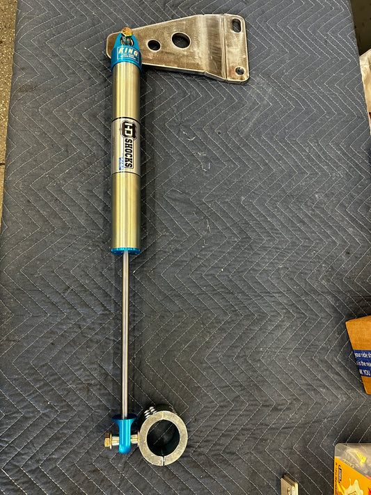 Steer axle stabilize kit with King shock