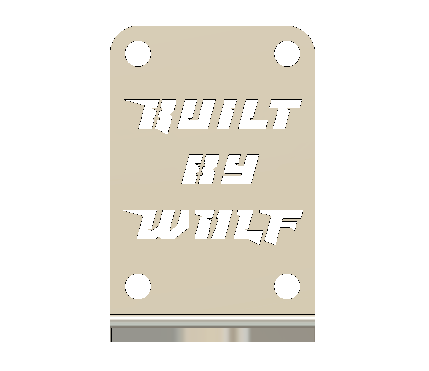 Bell bracket center stud